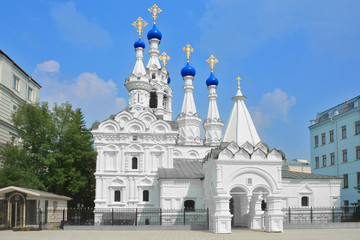 Fototapeta na wymiar Moscow. The Church Of Nativity