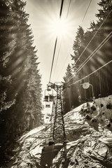 ski lift chair
