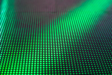 Bright colored LED video wall with high saturated pattern - close up background with shallow depth of field