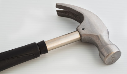 Hammer on white background