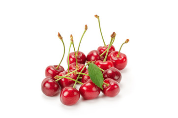 juicy ripe cherries