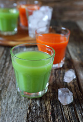 Carrot and cactus juice