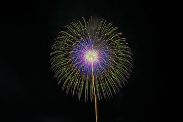 Japanese 12 inch fireworks shell at hirosaki fireworks