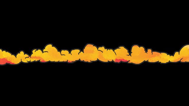 Cartoon smoke motion