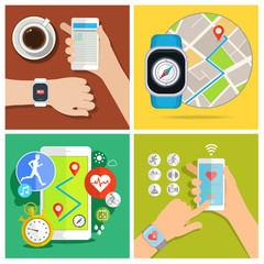 Obraz premium Concept of smart watch