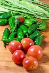 Tomates y verduras
