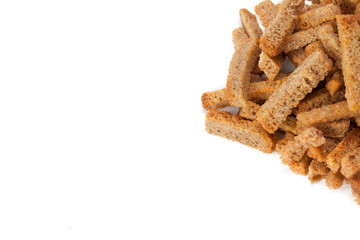 crumbs of bread croutons