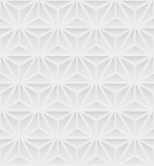 Seamless pattern with white geometric ornate