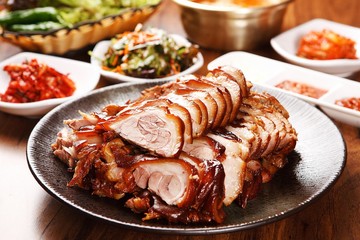 jokbal. korean style Pigs' Feet 