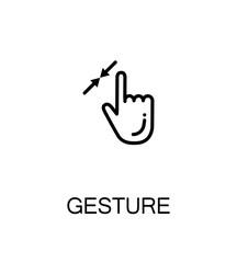 Touch screen gestures icon