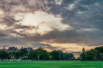 WASHINGTON DC, USA: The White House is the official residence of the President of the United...