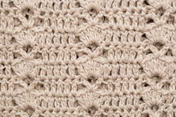 knitted fabric background texture white