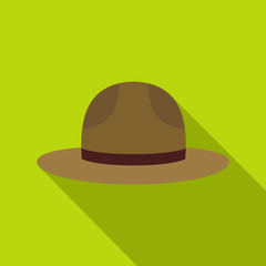 Hat officer of canadian equestrian cavalry icon