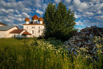 Stone churches of the Russian North (Russia, Kargopol)