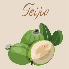 exotic tropical fruit