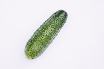 cucumber on a white background