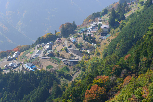 長野　飯田　秋の下栗の里