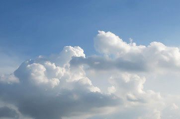 Naklejka na ściany i meble cloud and blue sky in the sunny day