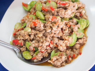 petai with pork