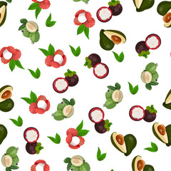 exotic tropical fruit