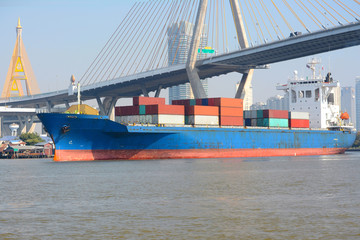 Fototapeta premium Container ship