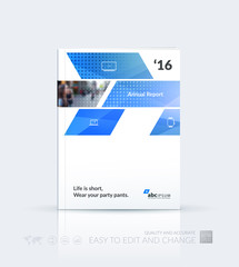 Naklejka premium Business vector template. Brochure layout, cover modern design a