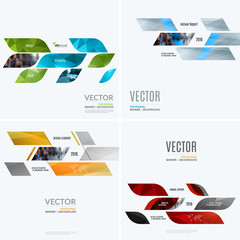 Business vector design elements for graphic layout. Modern abstr