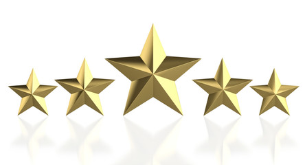 Obraz premium 5 golden star