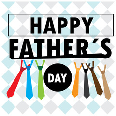 Happy fathers day graphic design, Vector illustration