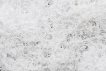 Weisse Baumwolle / Weisse Baumwolle als abstrakter Hintergrund mit Textur.