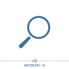 Search  icon, vector illustration. Flat design style