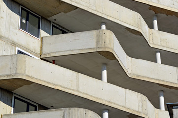 Balkon aus Beton