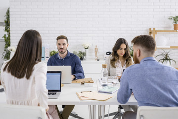 Businesspeople Working Together