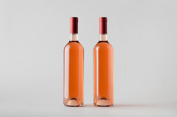 Wine Bottle Mock-Up - Two Bottles