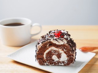 Chocolate cake roll