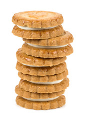 cookies on a white background
