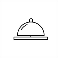 room service icon on white background