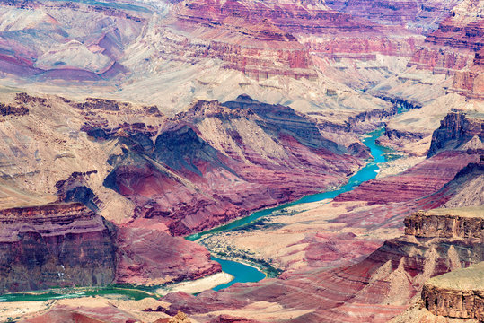 Colorado river in Grand Canyon, Arizona.