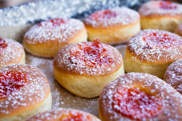 donut and powdered sugar