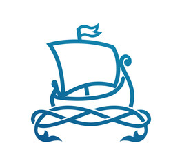 Scandinavian Longship Drakkar © Morozov Alexey