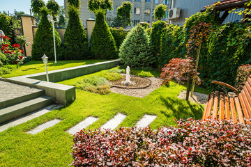 beautiful landscaping with beautiful plants