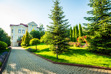 beautiful landscaping with beautiful plants