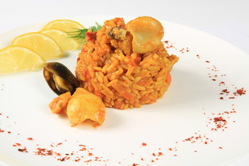 risotto aux fruits de mer