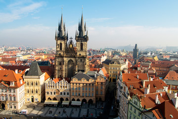 Naklejka na ściany i meble Old Town Square in Prague