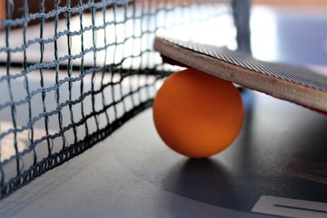 An image of a ping pong table