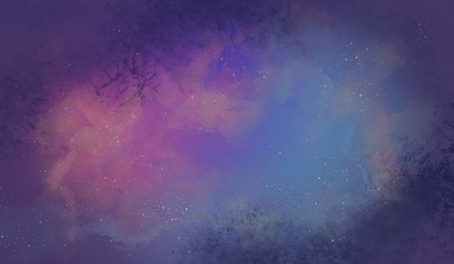 Starry skies / space / digital painting