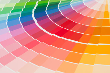 Color palette, color guide, paint samples, color catalog