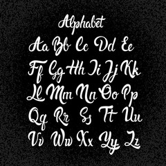 Fototapeta na wymiar Alphabet Letters Collection Text Lettering Set Vector Illustration