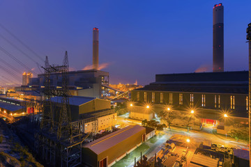 Glow light of petrochemical industry
