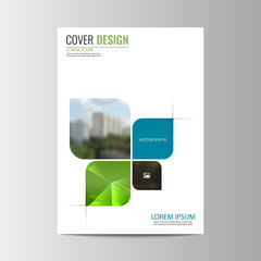 Abstract flyer design background. Brochure template.